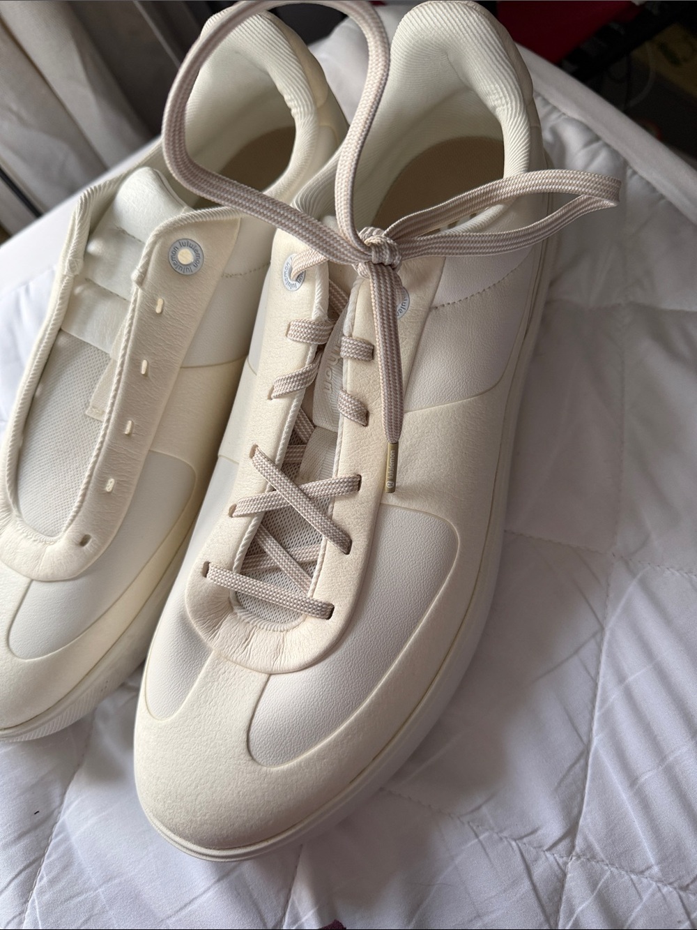 NEW lululemon athletica Cream Casual Sneakers MEN’s 12.5
